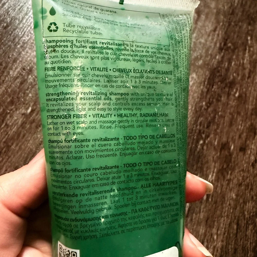 Rene Furterer Forticea Shampoo Unisex 6.7oz Green Strengthening Revitalizing